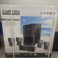 Cabrilla Technology 5.1 1500W Home Theater System