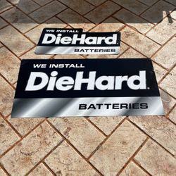 Die Hard Batteries Metal Signs Thumbnail