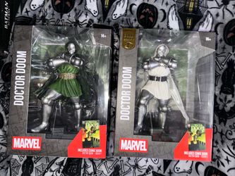 DOCTOR DOOM *Chase* Wave 8 *FULL SET* Mcfarlane Marvel Legends Statue Lot Dr Doom
