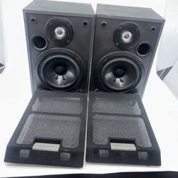  Sony SS-MB100H Bookshelf Stereo Speakers 2-Way 8 Ohm 100W Tested Working