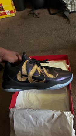 Kobe 5 protro eggplants “black mamba”