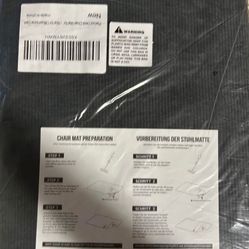 Placing Desk Mat For Under Chair Black