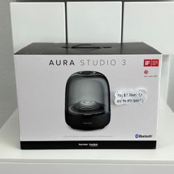 Harmon Kardon Aura Studio 3 Bluetooth Speaker - Pay $1 To Take It Home Today and pay the rest later.