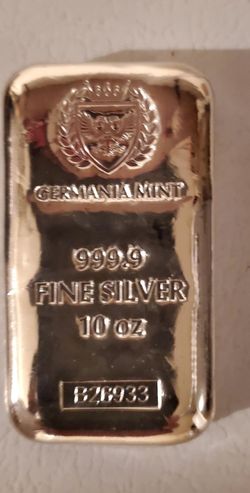 10oz silver bar Germania Mint