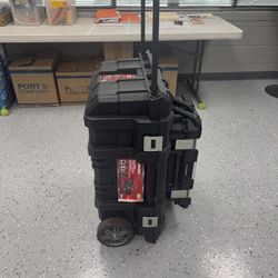 Husky 25 Gal Mobile Connect Tool Box w/ Organizer 