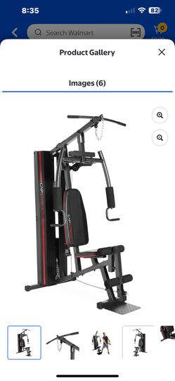 Home Gym With 125 Lb Weight Stack