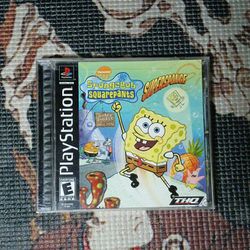 SpongeBob Super Sponge Ps1 (+Ps2) Game