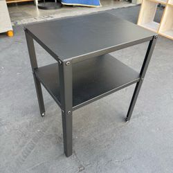 Black Metal Side Table Plant Stand Very Good Condition