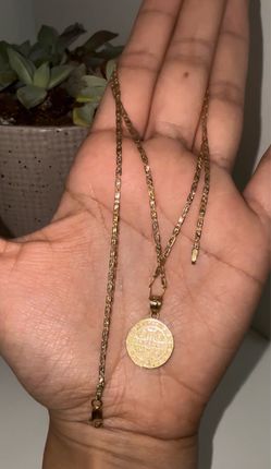 CADENA CON SAN BENITO-ORO 14K
