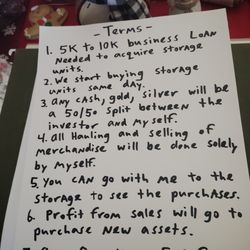 In.....ves.....tor......nee.......ded........5 to 10k