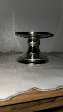 Bath And Body Works Silver Short Pedestal 