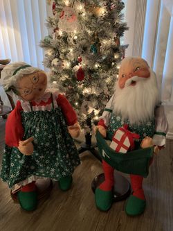 Vintage Mr. and Mrs Clause