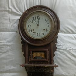 Regulator Wall Clock Circa 1900 Clock Number 15,281