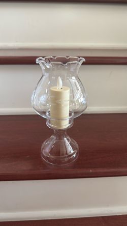 Crystal candle holder