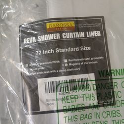 PEVA Shower Curtain Liner 72 Inch Standard Size