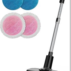 Mamibot MOPA580 Cordless Electric Mop with LED Headlight & Sprayer, Spin Floor Scrubber with Built-in 300ml Water Tank