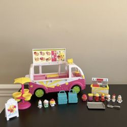 Shopkins Fast Food Fair Scoops Ice Cream Truck Plus Extras Moose