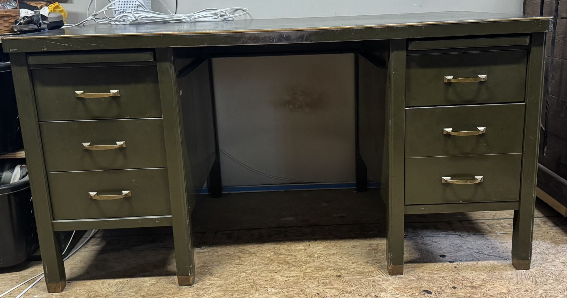Mid-Century Modern Tanker Desk