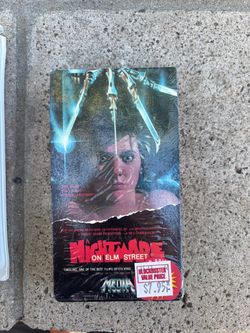 Nightmare on Elm Street vhs