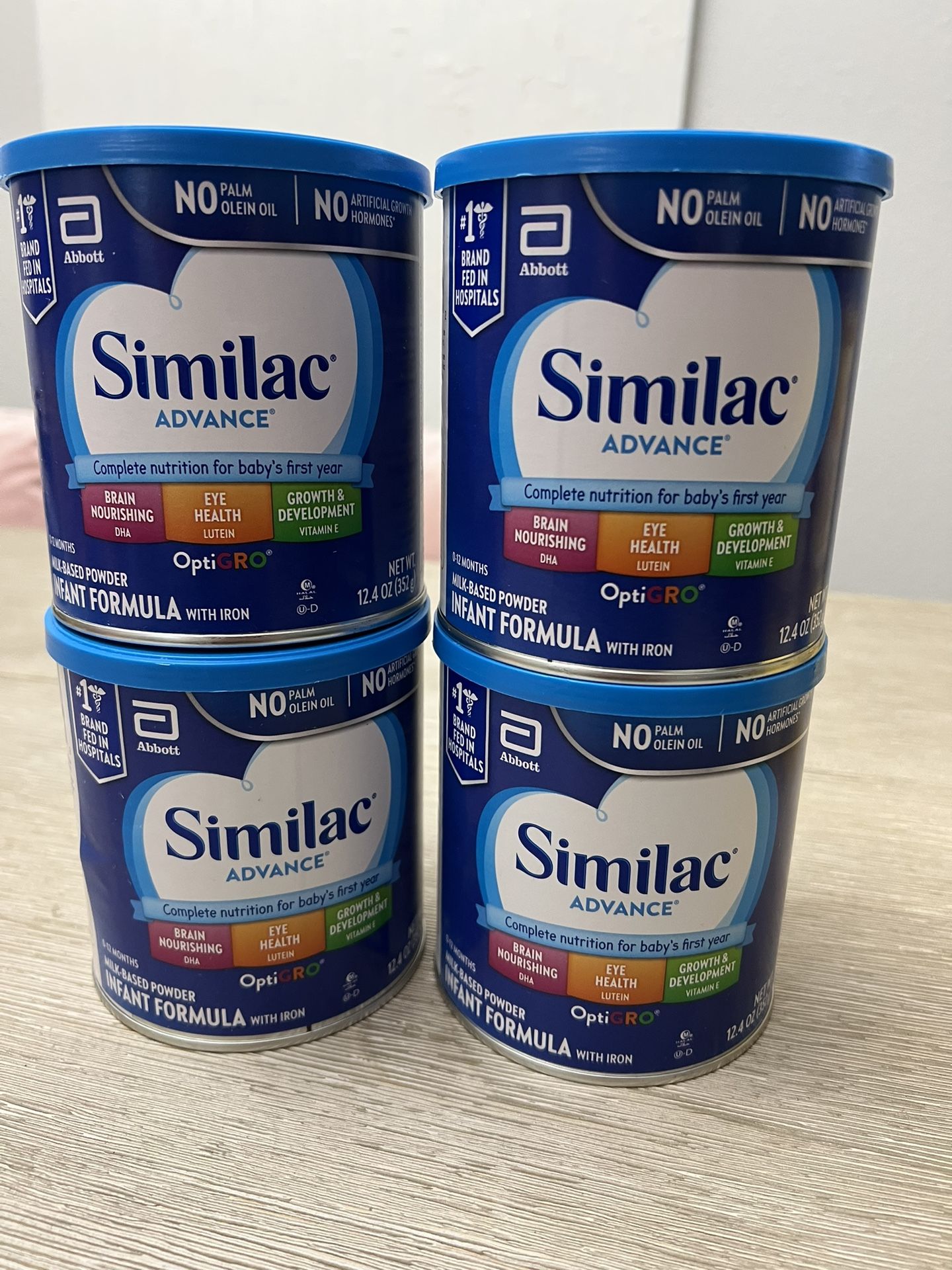 4 Similac Advance Formula new