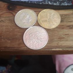 Three Collectors Coins, Listed Below