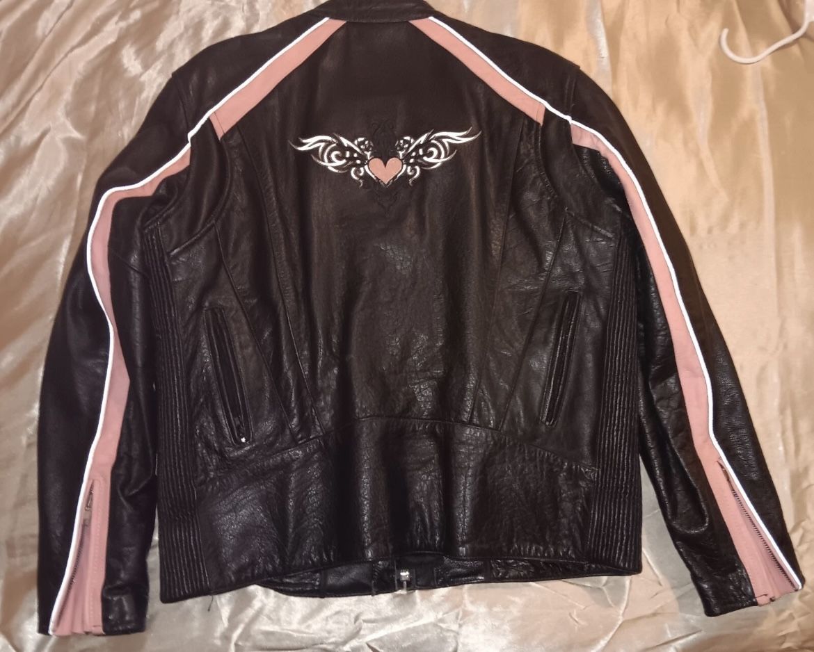 Women’s XL Unik Leather Riding Jacket. New