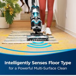 BISSELL SurfaceSense Pet Upright Vacuum, 28179, Tangle-Free Multi-Surface Brush Roll, LED Headlights, SmartSeal Allergen System, Specialized Pet Tools