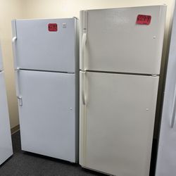 Maytag And Whirlpool Top And Bottom Refrigerator In Excellent Condition 
