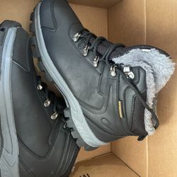 Women Winter Water Proof Boots- Black 