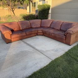 Genuine Leather Sofa Sectional 