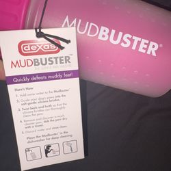 Dexas Pink Medium Dog Paw Cleaner, MudBuster BPA free