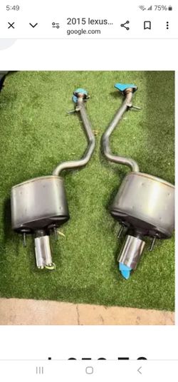 2014 to 2016 Lexus IS250 FSPORT OEM Exhaust