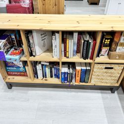 IKEA Nornas Bookshelf, Pine, With Backer Panel