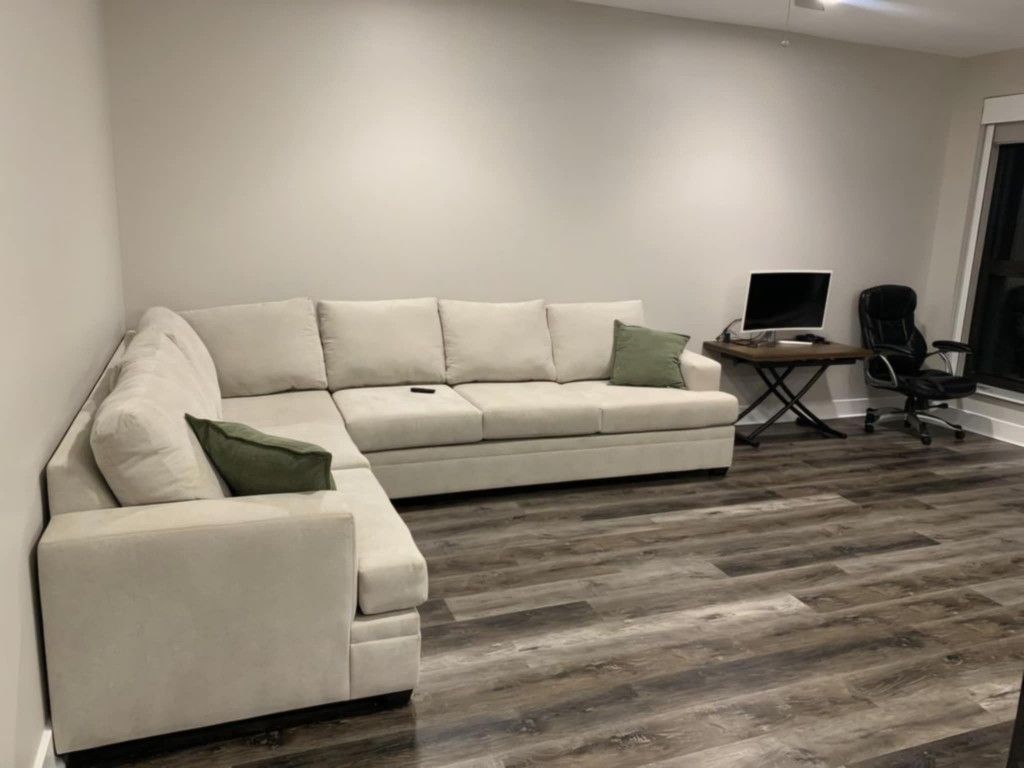 Beige Sectional Couch Sofa