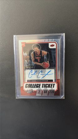 Cade Cunningham Rookie Draft Picks Autograph Card