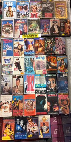 VHS 📼 movies various titles