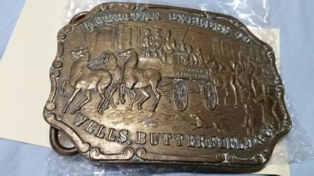American Express Butterfield Vintage Buckle.