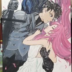 A stepmothers marchen Watercolor painting