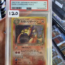 Dark Charizard Holo Japanese Psa 3