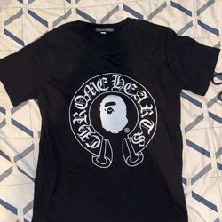 Chrome heart X Bape tshirt