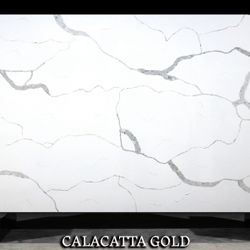 CALACATTA QUARTZ JUMBO SLABS CALACATTA GOLD 127X64 2CM FOR KITCHEN COUNTERTOPS 