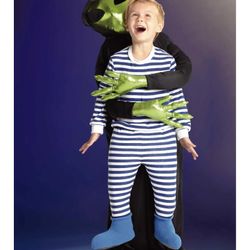 Chasing Fireflies Alien Abduction Halloween Costume size 8-10