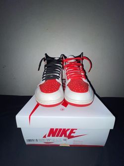 Jordan 1 retro high og heritage, white-red and black, size 11.5