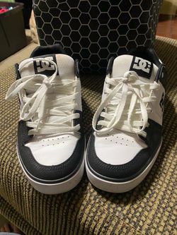 Classic DC Pure Skate Shoes Black and White (11 M)