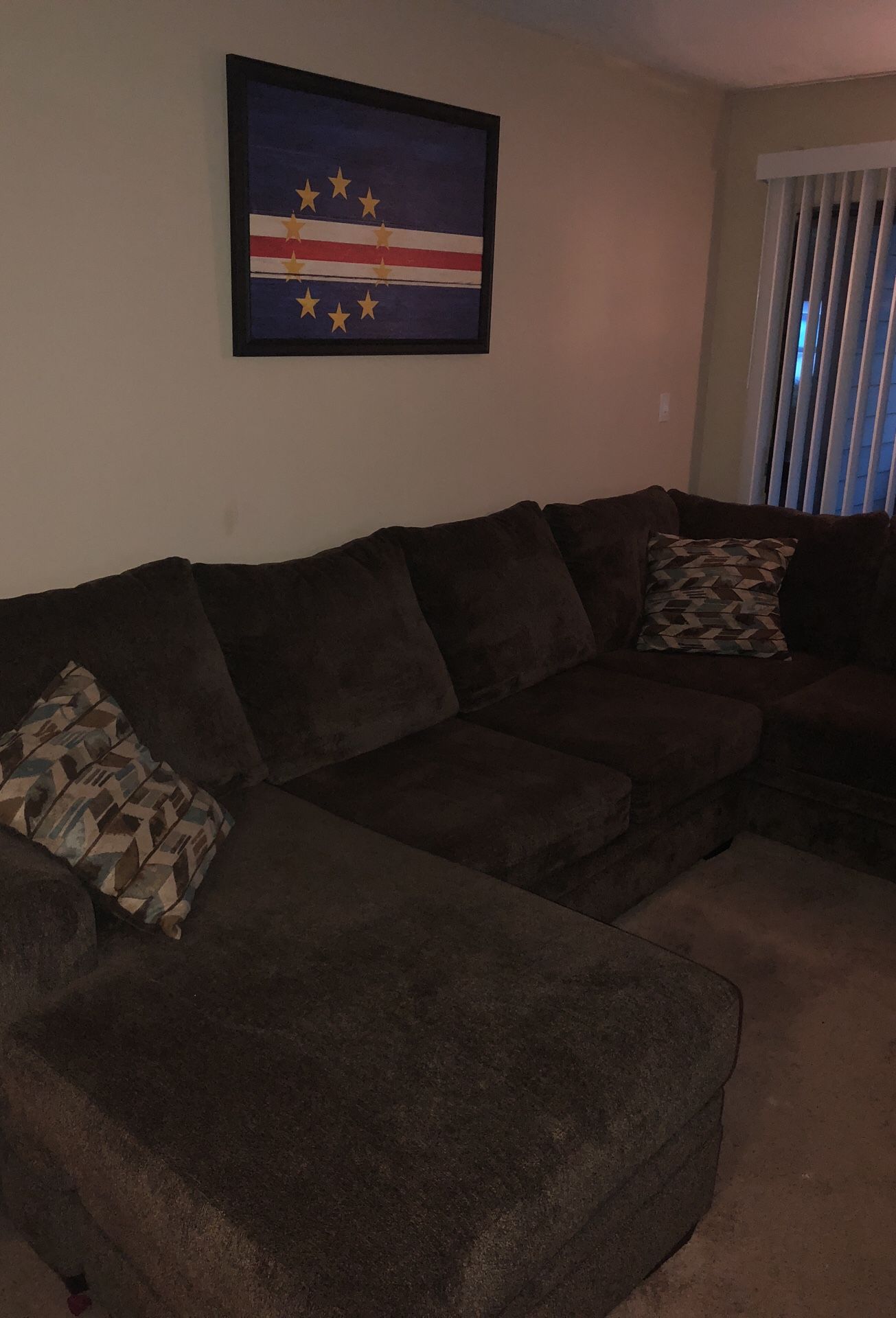 Brenton Court 2 Pc Cocoa Sectional