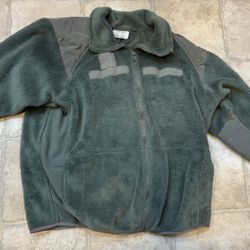 Military Surplus Fleece Jacket, Men’s Medium, Like New
