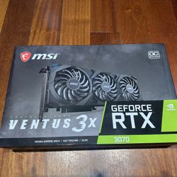 GeForce RTX 3070 GPU - MSI Ventus 3x 