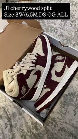 Jordan 1 cherrywood red split
