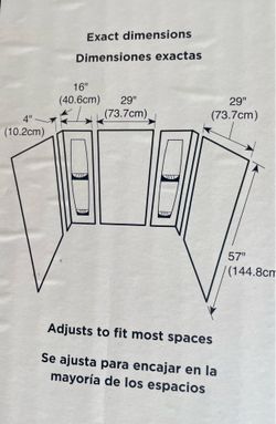 Delta pro 60” W X 57” H 5 pcs bathtub wall