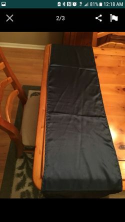 12satin navy blue table runners 100inches long by 12inches wide
